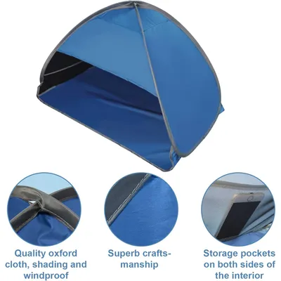 UAMLY Tente de plage pop-up pour animaux de compagnie