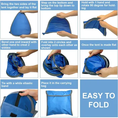 UAMLY Tente de plage pop-up pour animaux de compagnie