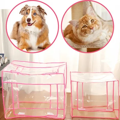 FurryFusion Housse de protection pour cage de chien