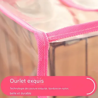 FurryFusion Housse de protection pour cage de chien