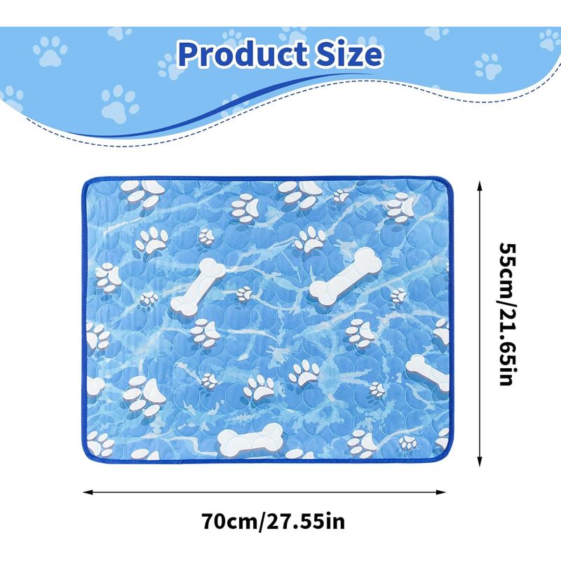 UAMLY Tapis Rafraichissant Animaux de Compagnie Lavable