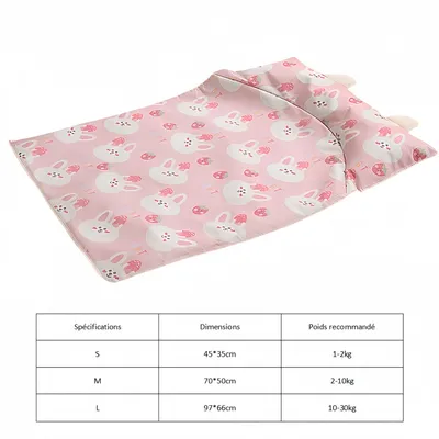 FurryFusion Tapis rafraîchissant lavable pour chien et chat