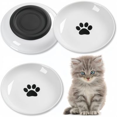 Pet Planet Chats Bol de Nourriture en Céramique Lot de 3