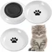 Pet Planet Chats Bol de Nourriture en Céramique Lot de 3