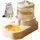 1*Fontaine à eau et à nourriture pour chats