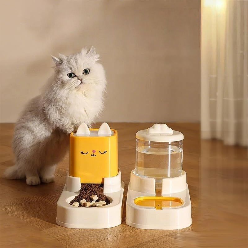Petopia Dispenseur d'eau et de nourriture pour chats