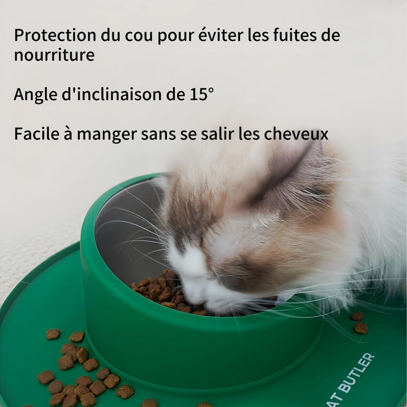 FurryFusion Gamelle antidérapante pour chat