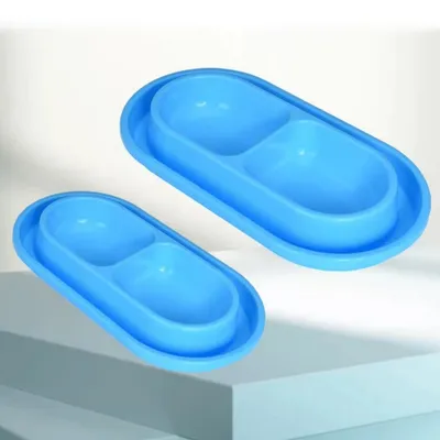 Petopia Gamelle 2 - en - 1 pour Chat et Chien