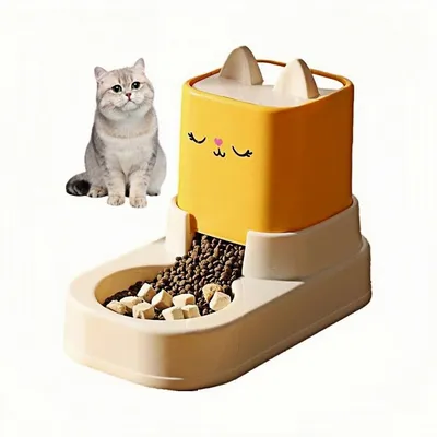 Petopia Dispenseur d'eau et de nourriture pour chats