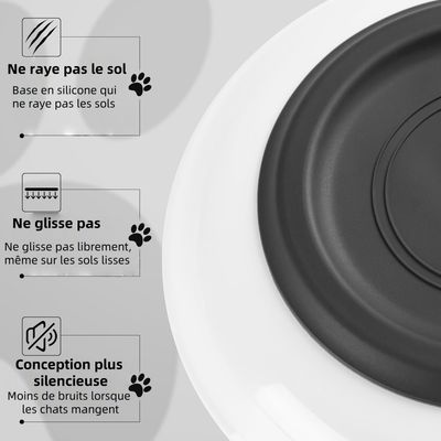 Pet Planet Chats Bol de Nourriture en Céramique Lot de 3