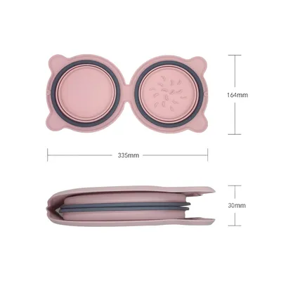 Pet Planet Bol en silicone pliable