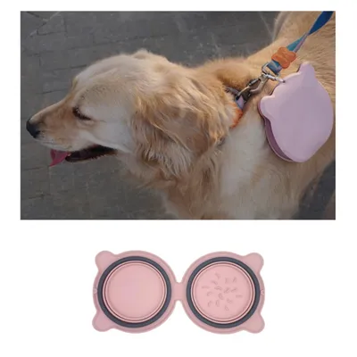 Pet Planet Bol en silicone pliable