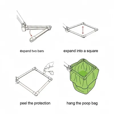 Petopia Pelle à déjections canines portable