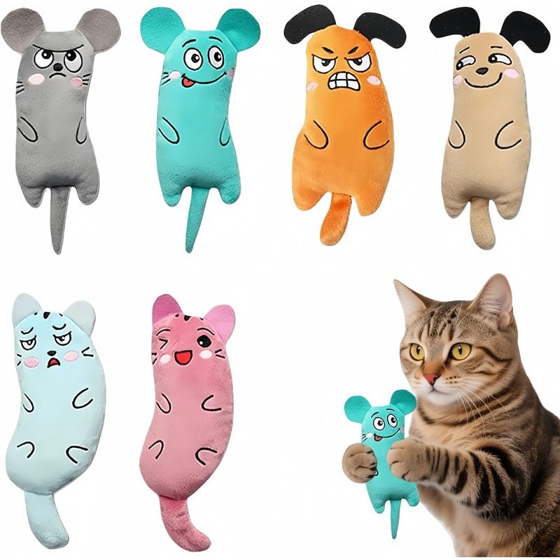 Pet Planet Chats 6 Pièces Herbe à Chat Jouet
