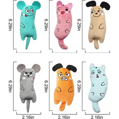 Pet Planet Chats 6 Pièces Herbe à Chat Jouet