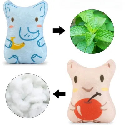Pet Planet Chats 5 Pièces Jouet Menthe pour Chat
