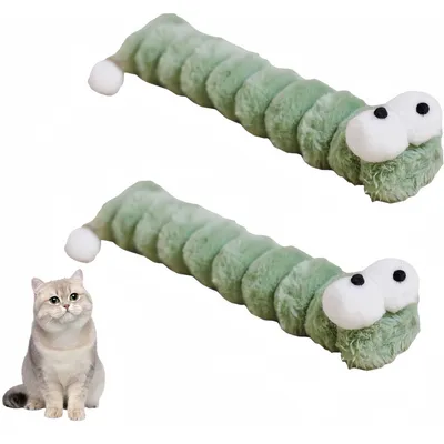 Pet Planet Chats Cozy Lot De Jouets De Ver En Peluche