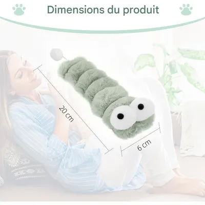 Pet Planet Chats Cozy Lot De Jouets De Ver En Peluche