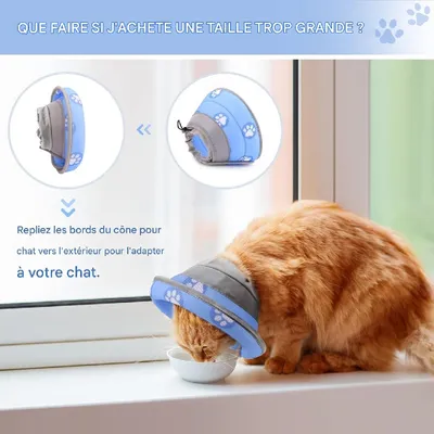 Petopia Collerette réglable pour chat