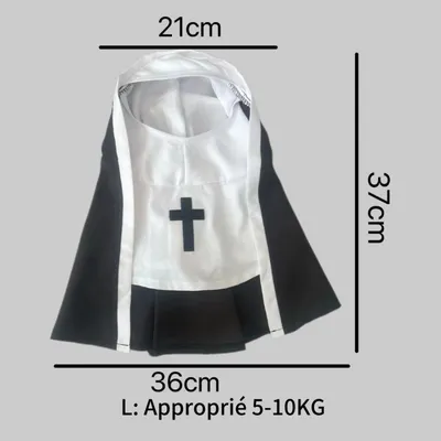 FurryFusion Cosplay-Kostüm „Nun Kitten“ FurryFusion Cosplay-Kostüm „Nun Kitten“