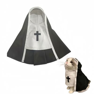 FurryFusion Costume de cosplay Nun Kitten