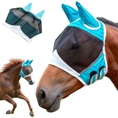 Petopia Masque Anti Mouches pour Cheval