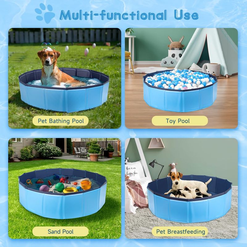 Pataugeoire pliable pour chien