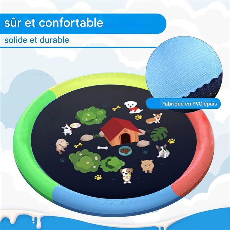 IntiMeg Piscine pliable pour chien et enfants
