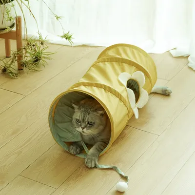 Petopia Tunnel en spirale pliable pour chat