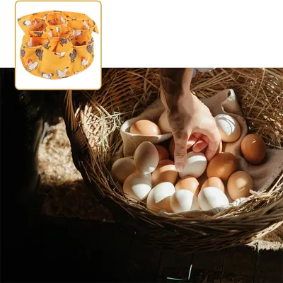 Pet Planet Panier en toile pour collecter des œufs de poule et d'oie