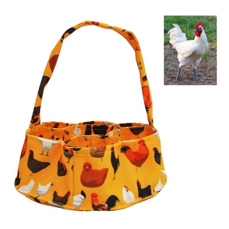 Pet Planet Panier en toile pour collecter des œufs de poule et d'oie