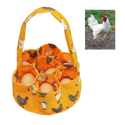Pet Planet Panier en toile pour collecter des œufs de poule et d'oie