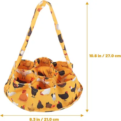 Pet Planet Panier en toile pour collecter des œufs de poule et d'oie