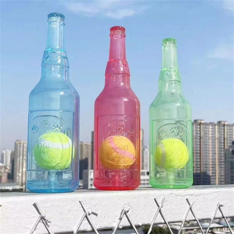 Pet Planet Jouet pour chien bouteille de tennis en TPR