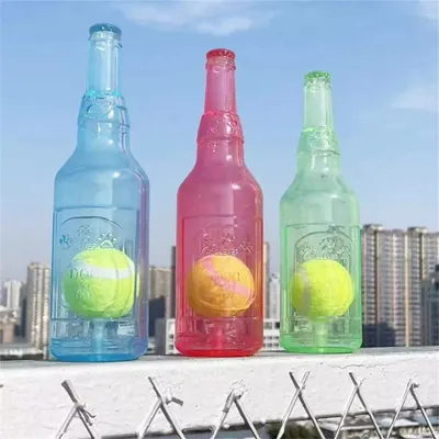 Pet Planet Jouet pour chien bouteille de tennis en TPR