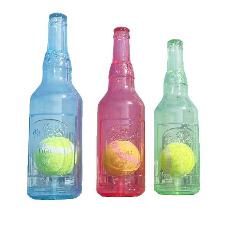 Pet Planet Jouet pour chien bouteille de tennis en TPR