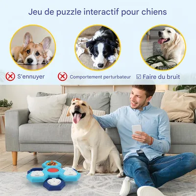 Pet Planet Jouet puzzle distributeur d'aliments pour chien