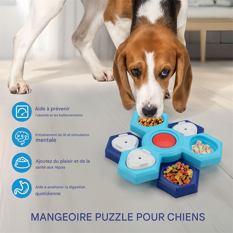 Pet Planet Jouet puzzle distributeur d'aliments pour chien
