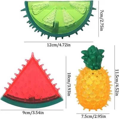 IntiMeg Jouets rafraîchissants pour chiens (3 pièces)