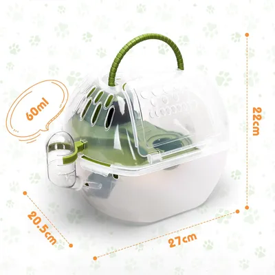 UAMLY Cage de transport portable pour hamster