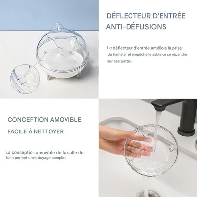 IntiMeg Chambre transparente pour cochon d'Inde