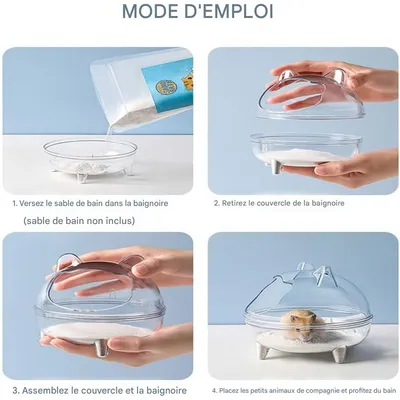 IntiMeg Chambre transparente pour cochon d'Inde