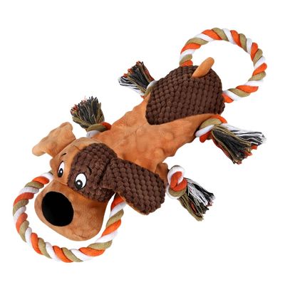 FurryFusion Jouet pour chien en peluche en corde de coton