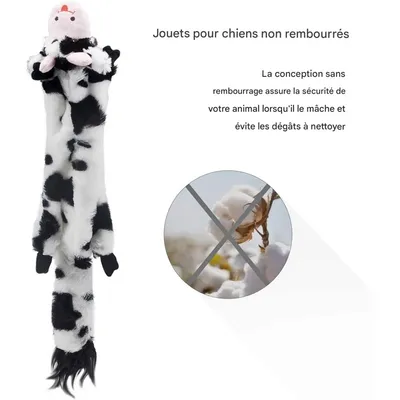 Pet Planet Chiens Cinq - Pack Jouets en Peluche à Couinement