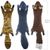 Pet Planet Chiens Cinq - Pack Jouets en Peluche à Couinement