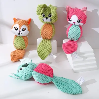 Pet Planet Chiens Teething Lot De Jouets En Peluche Pour Chiens