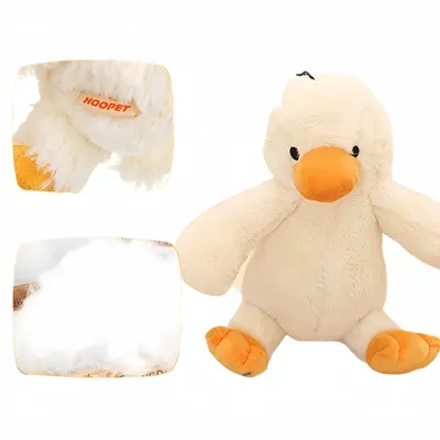 FurryFusion Jouet en peluche pour chien en forme de canard