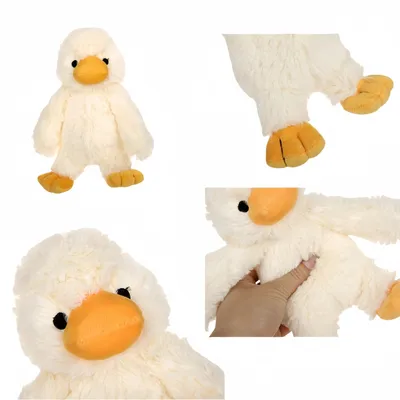 FurryFusion Jouet en peluche pour chien en forme de canard