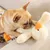 FurryFusion Jouet en peluche pour chien en forme de canard