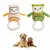 Pet Planet Chiens Jouets En Peluche Hibou